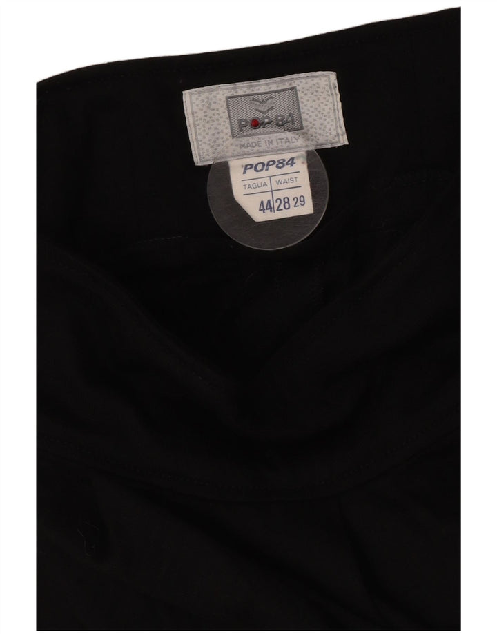 POP 84 Fusta asimetrică pentru femei IT 44 Medium W28 Acrilic negru