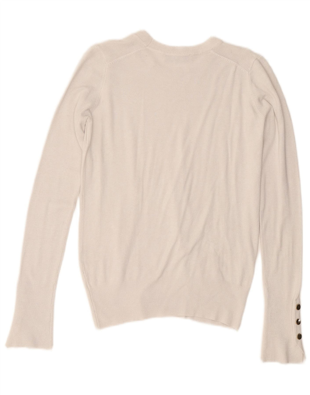 Pulover pentru damă Zara, cu gât turnut, UK 10, mic, alb