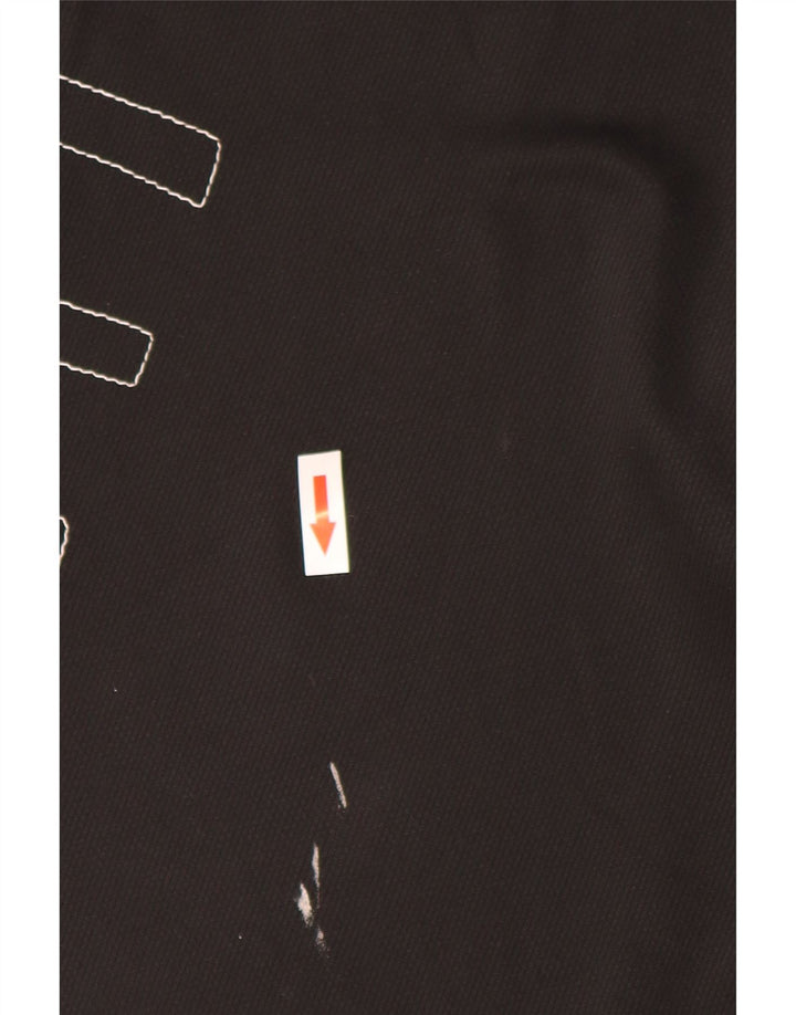 Pantaloni scurți sport grafic Nike pentru bărbați, mari, negru, din poliester