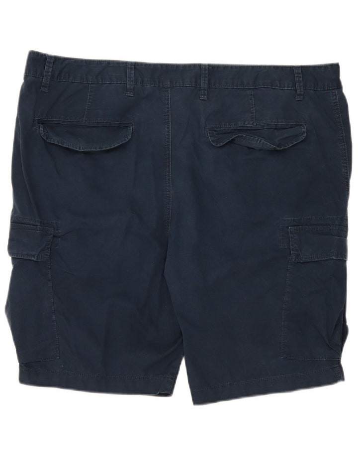 MARKS & SPENCER Pantaloni scurți cargo pentru bărbați W40 XL, bumbac bleumarin