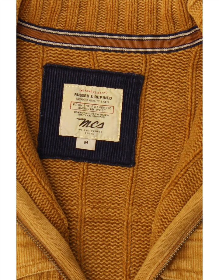 Pulover cardigan pentru femei Marlboro Classics UK 12 bumbac maro mediu