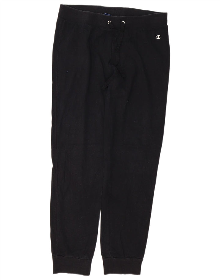 Pantaloni de trening pentru femei CHAMPION Pantaloni de jogging UK 16 Bumbac negru mare