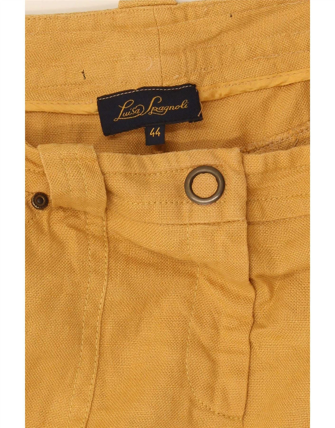 Pantaloni capri pentru femei Luisa Spagnoli IT 44 Medium W34 L18 Bej