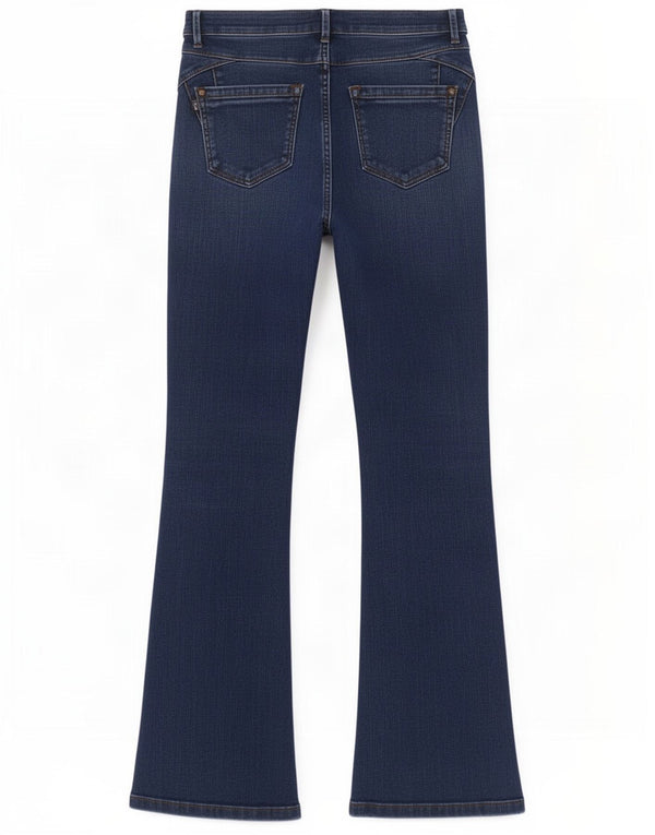 Marks & Spencer Blugi subțiri Bootcut pentru femei UK 8 Small W28 L28 Bleumarin