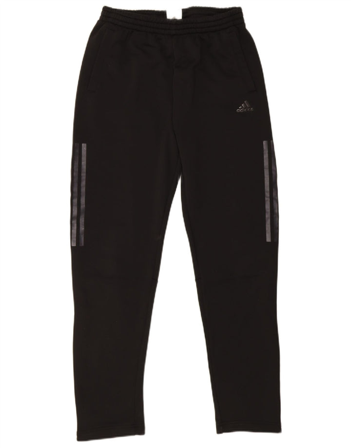 Pantaloni de trening Adidas baieti 15-16 ani poliester negru