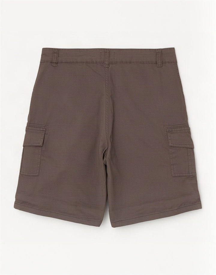 Pantaloni scurti cargo pentru femei Bench UK 12 Medium W30 Bumbac gri