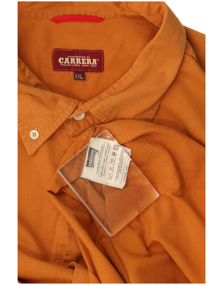 Cămașă pentru bărbați Carrera 2XL bumbac portocaliu