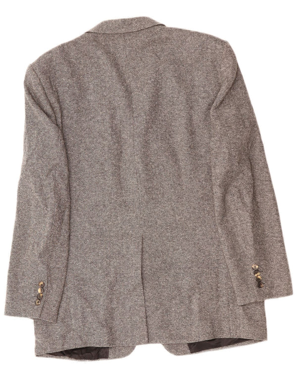 KARL LAGERFELD Jachetă pentru bărbați cu 3 nasturi, UK 40, lână mare, gri