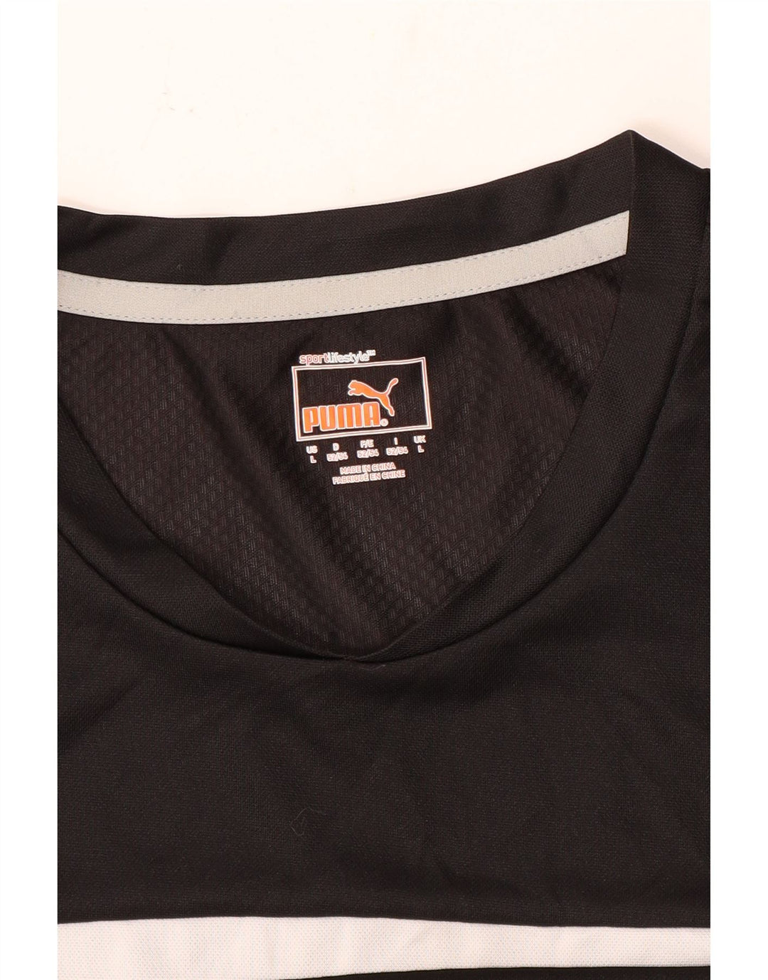 Tricou pentru bărbați Puma Top Large Black Colorblock