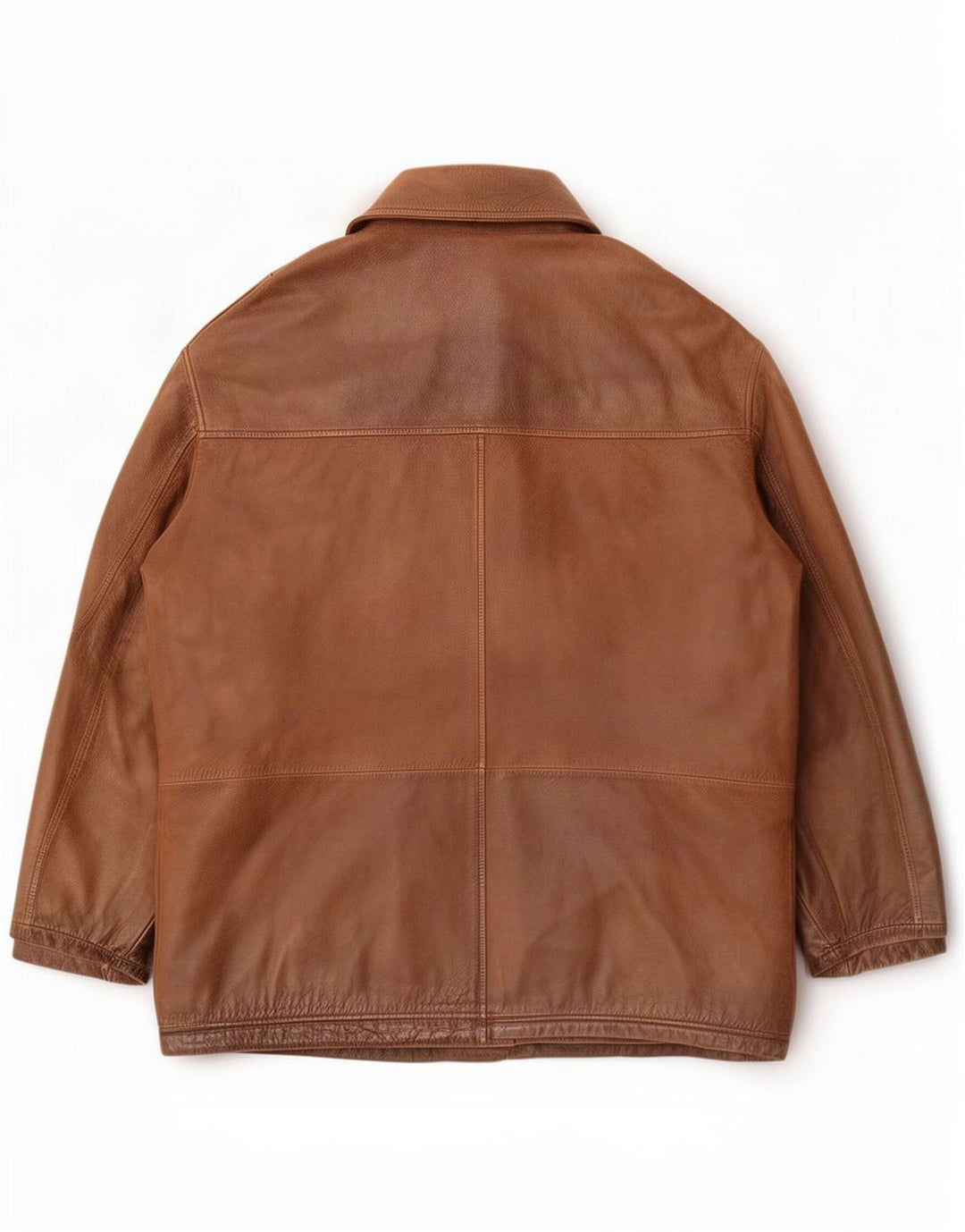 Jachetă de piele pentru bărbați Trapper UK 50 5XL maro