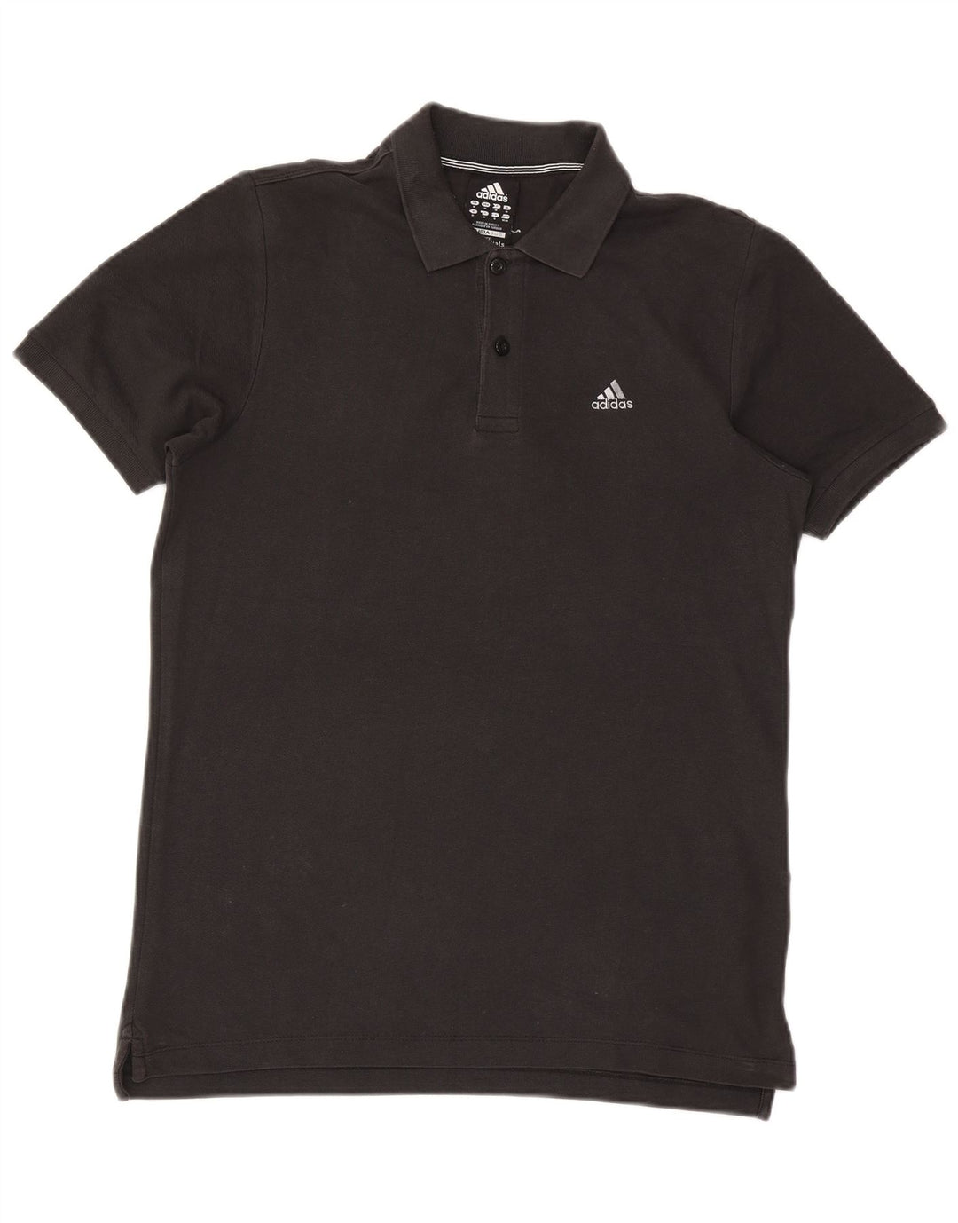 Tricou polo Adidas Clima 365 pentru bărbați, bumbac mediu negru