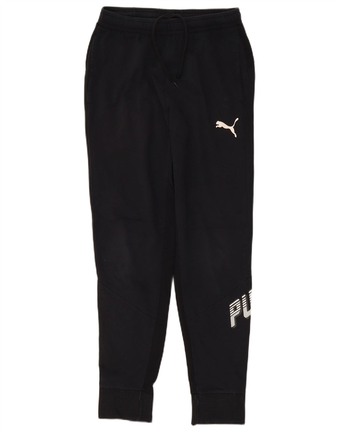 Pantaloni de trening cu grafică Puma pentru bărbați Pantaloni de jogging mici, negru