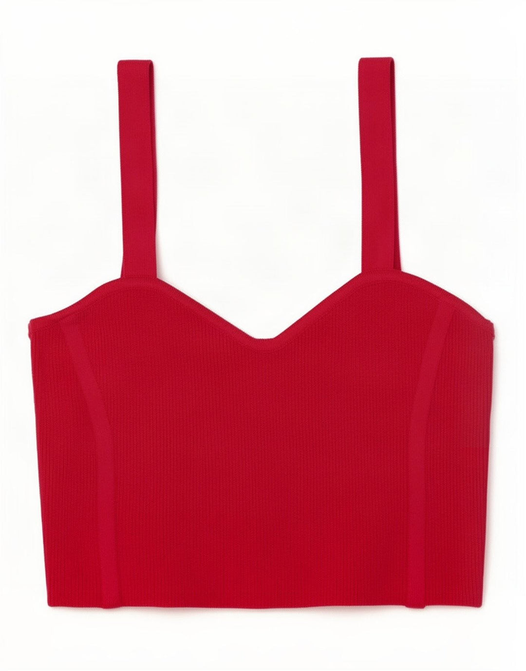 Top Crop tricot pentru femei Zara UK 12 Medium Pink Nylon