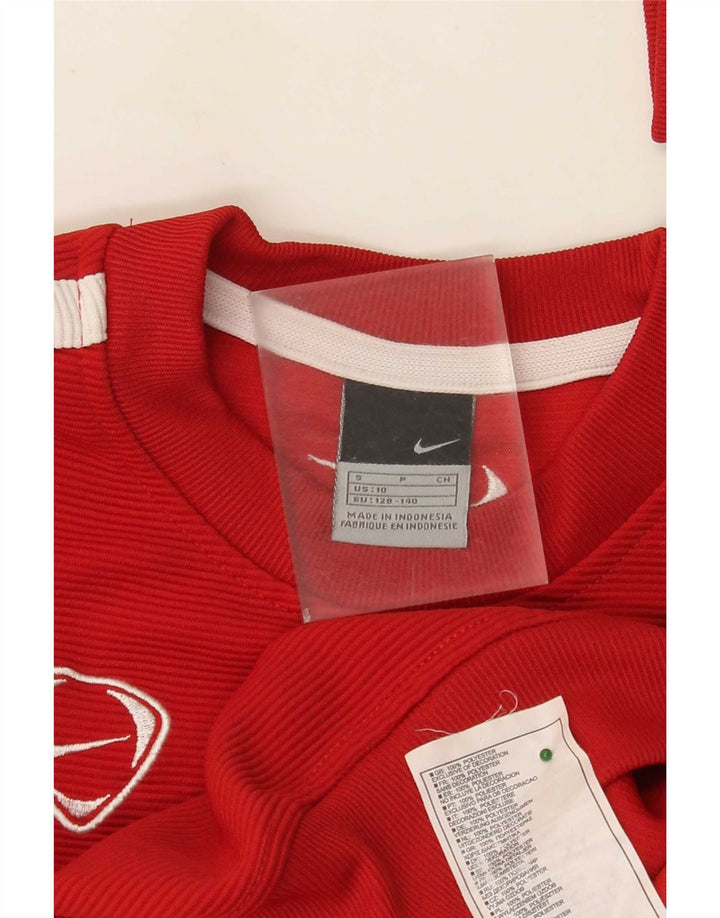 Pulover pentru băieți Nike Hanorac 9-10 ani Poliester roșu mic