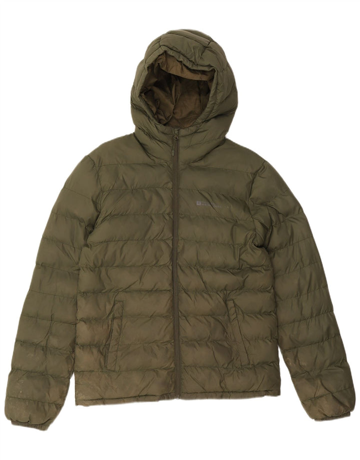 Jachetă căptușită cu glugă pentru bărbați Mountain Warehouse UK 36 Poliester kaki mic