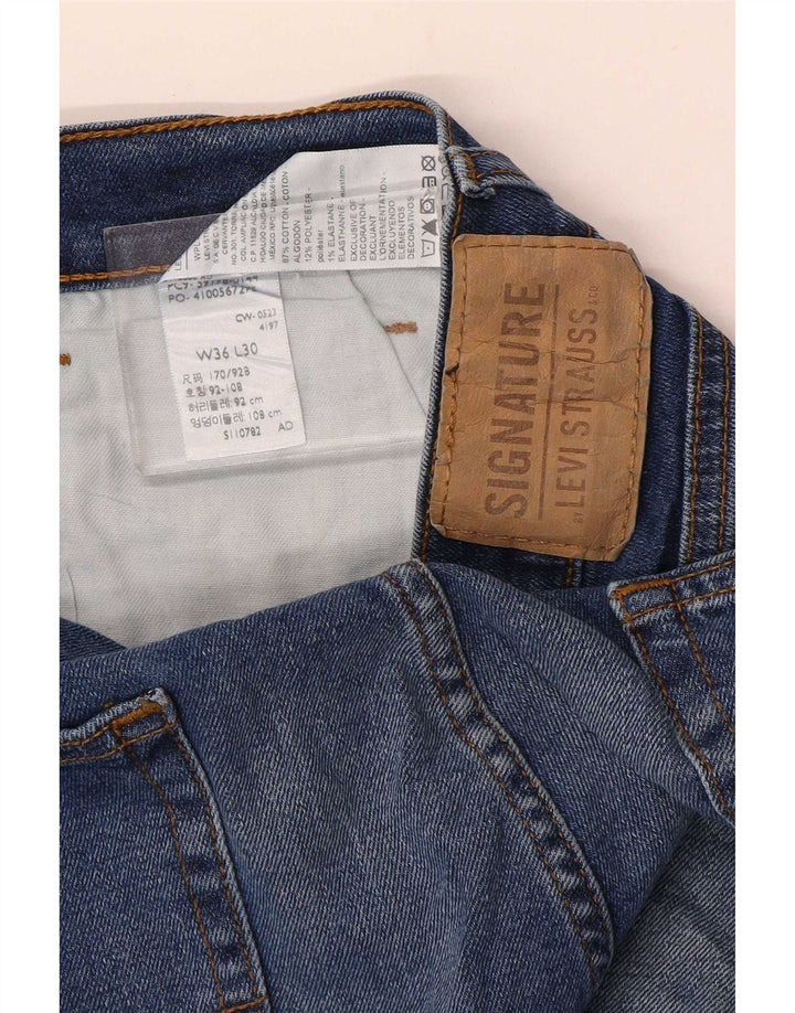 Blugi Levi's Signature Slim pentru bărbați W36 L30 Bumbac albastru