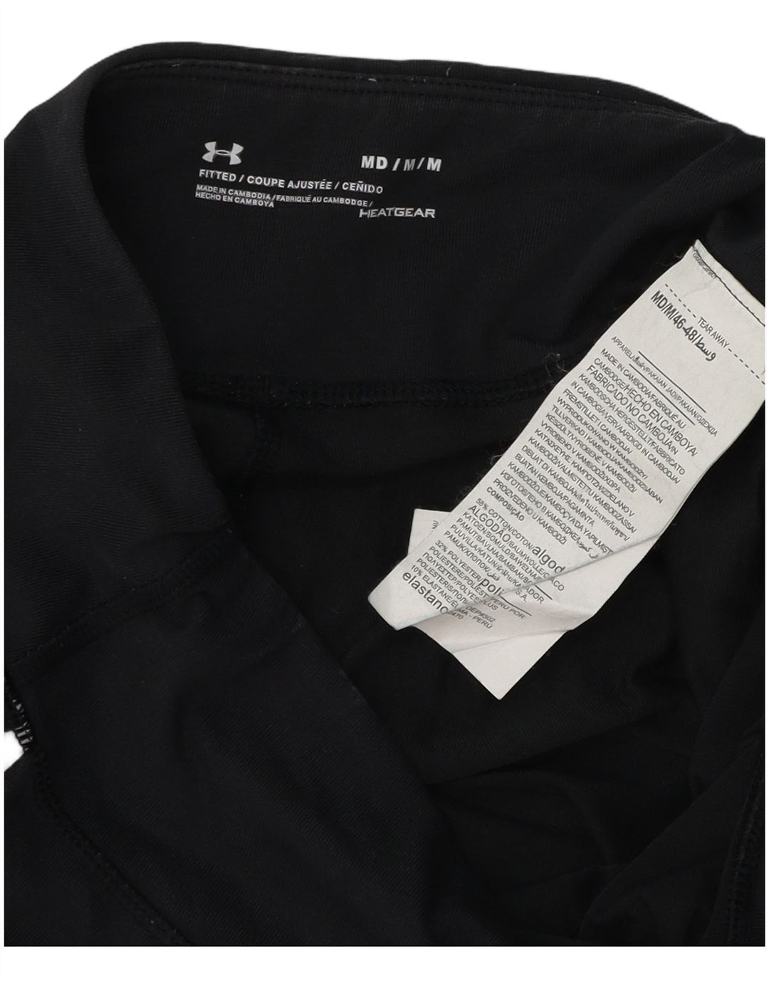 Leggings pentru femei UNDER ARMOUR Heat Gear UK 12 Medium Black Colorblock