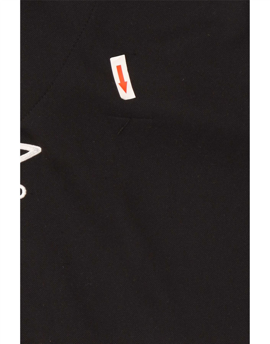 Trening Umbro pentru bărbați, cu fermoar și gât, din poliester negru