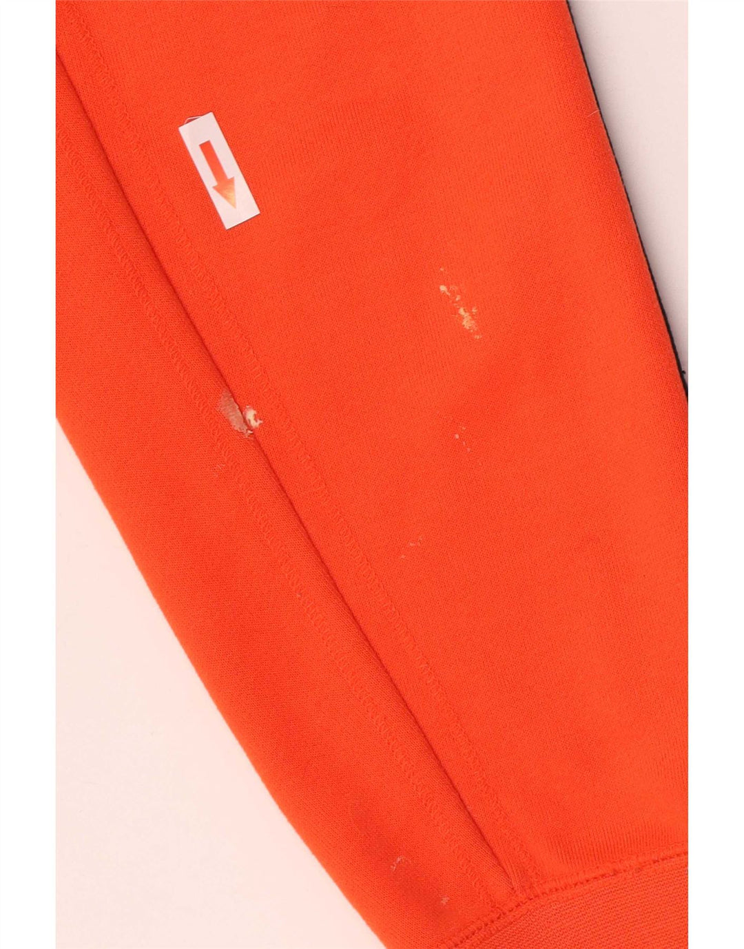 Pulover Adidas pentru bărbați, cu fermoar, poliester portocaliu mediu