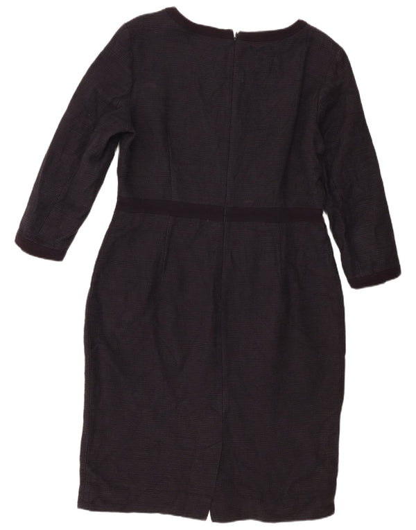 Rochie Jaeger pentru femei, cu mâneci 3/4, UK 16, mare, albastru, bumbac