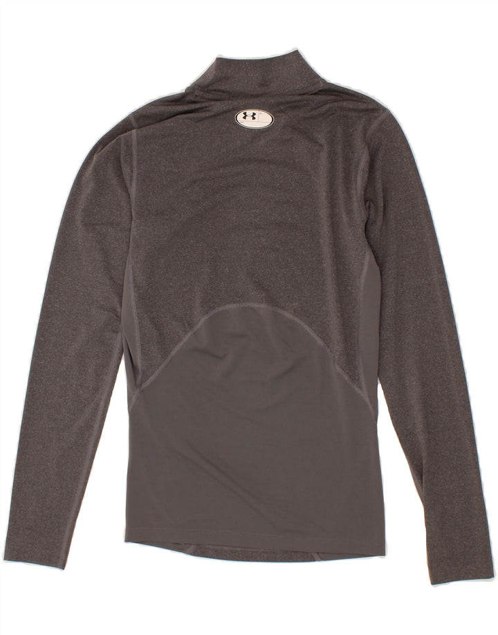 UNDER ARMOUR Womens Heat Gear Pullover Tracksuit Top UK 12 Medium Grey Vintage Under Armour and Second-Hand Under Armour from Messina Hembry 