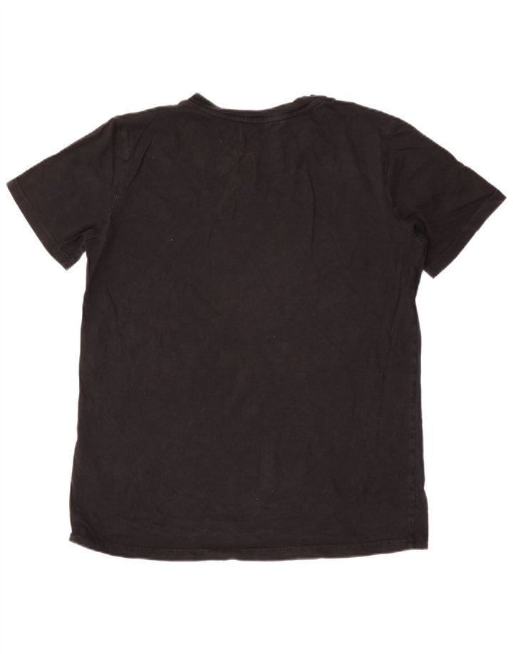 Tricou grafic pentru bărbați Diesel Top mare din bumbac negru