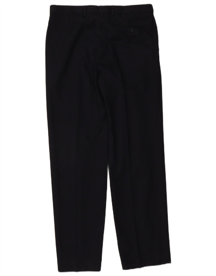 Pantaloni de costum pentru bărbați Marks & Spencer pegged regular fit L34 L33 bleumarin