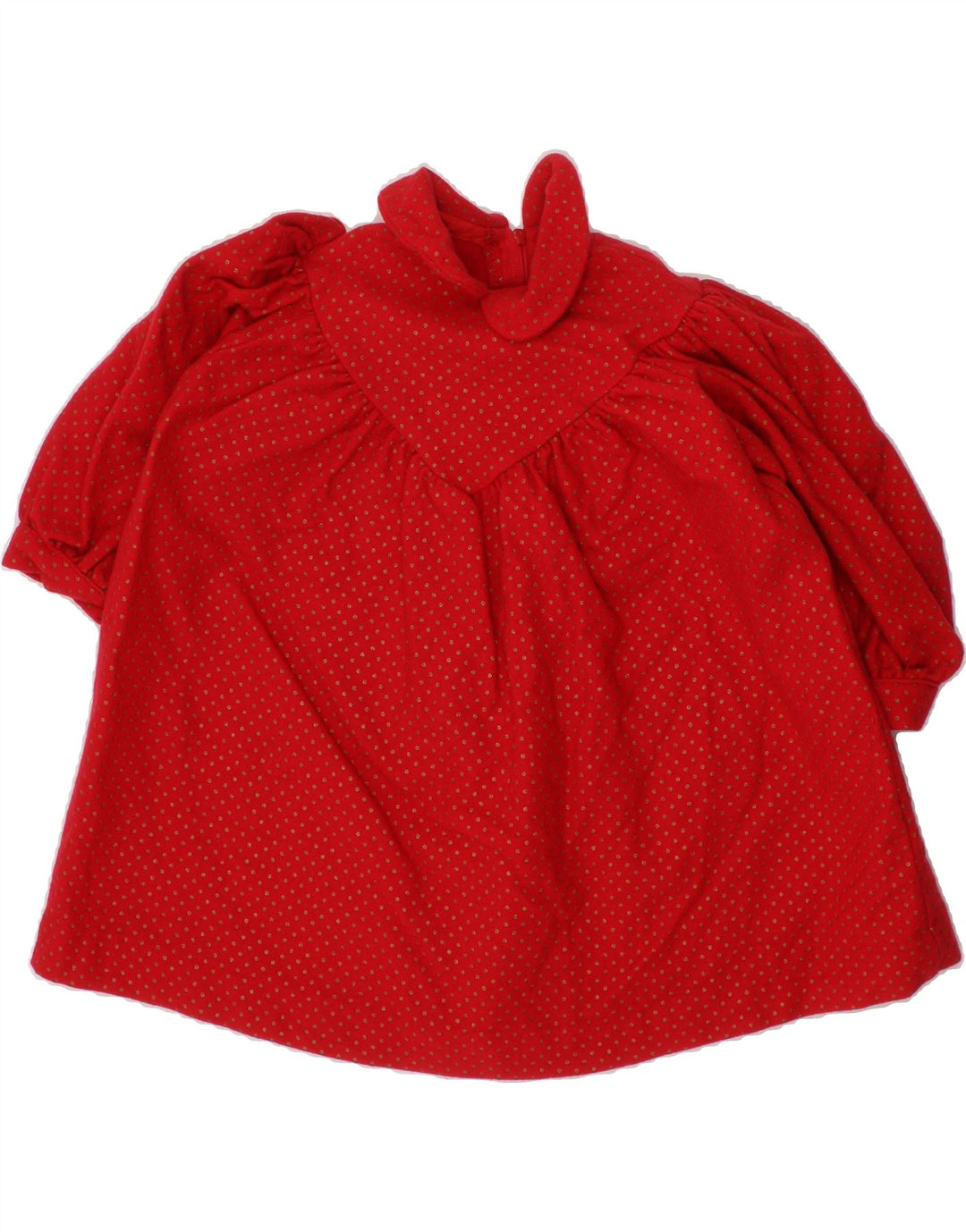 VINTAGE Girls Blouse Top 4-5 Years Red Spotted Vintage Vintage and Second-Hand Vintage from Messina Hembry 