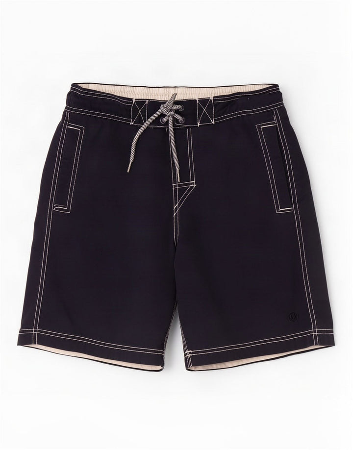 Pantaloni scurți de înot pentru bărbați Fat Face, mici din bumbac bleumarin