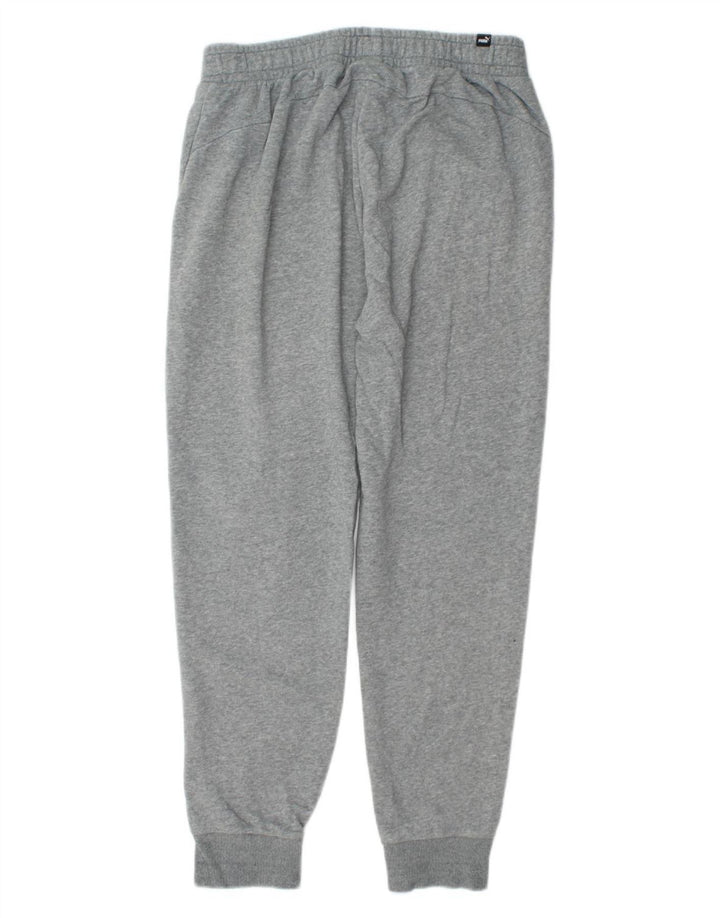 Pantaloni de trening Puma pentru bărbați Joggeri mari, gri bumbac
