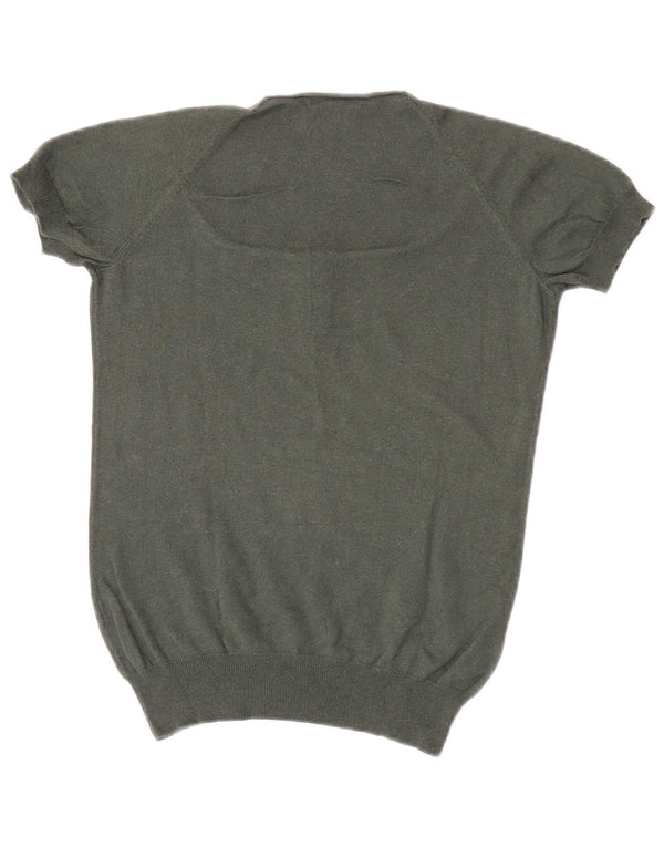 Pulover pentru femei Massimo Dutti cu gât de barcă UK 10 Small Khaki
