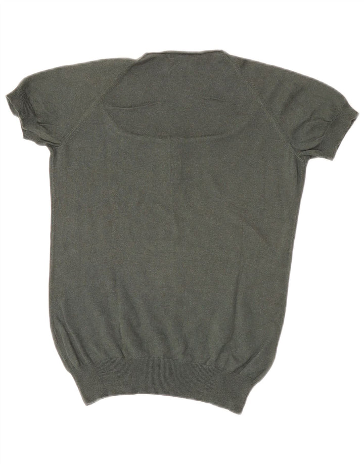 Pulover pentru femei Massimo Dutti cu gât de barcă UK 10 Small Khaki