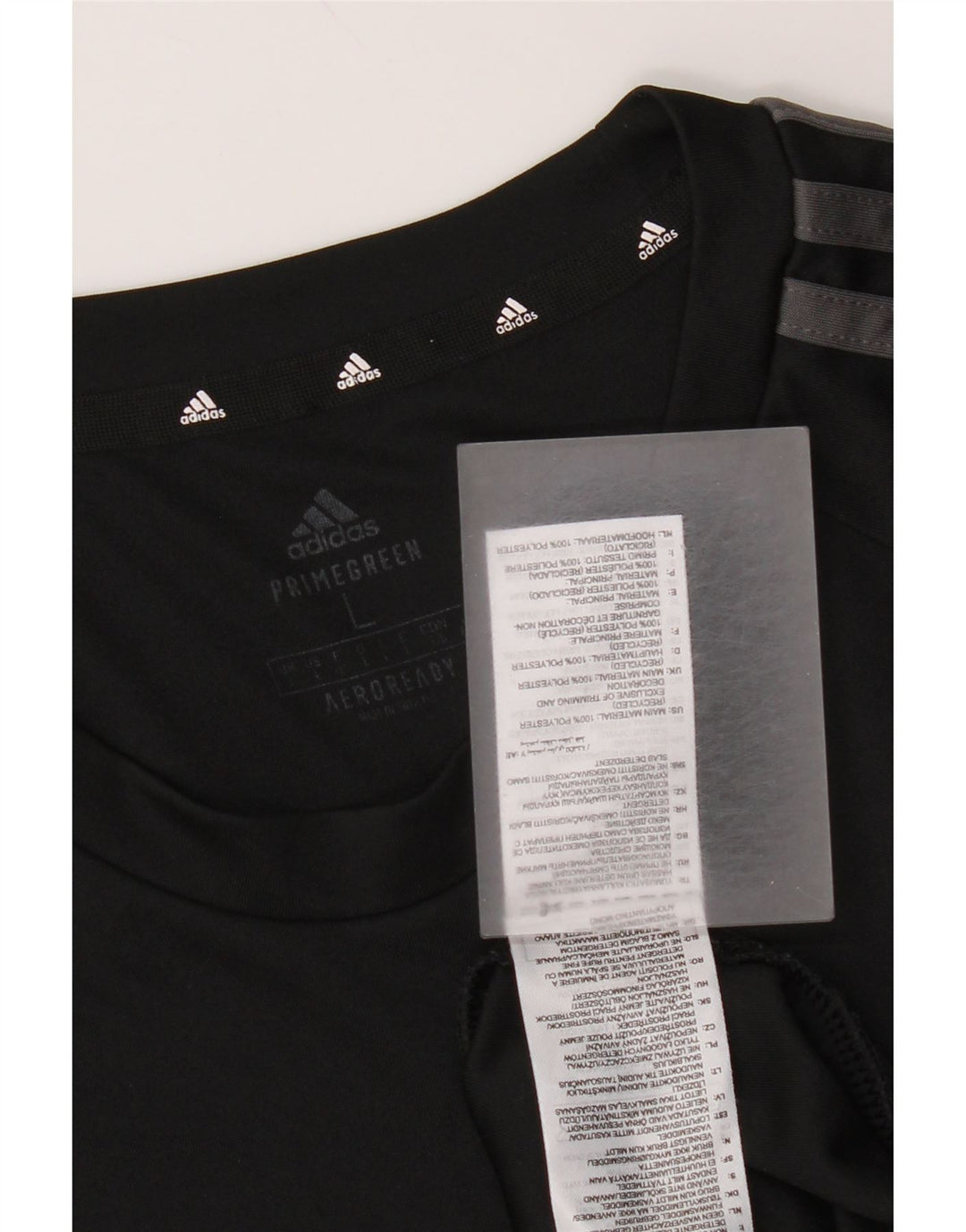Tricou pentru bărbați Adidas Aeroready Top mare din poliester negru