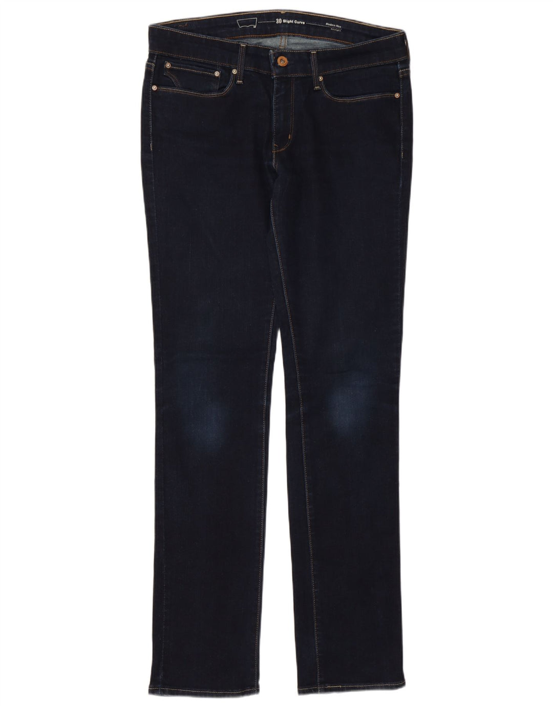 Blugi drepti pentru femei Levi's Slight Curve Modern Rise L30 L32 bleumarin