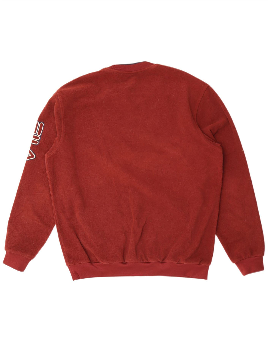 Pulover pentru bărbați Fila Graphic Fleece Poliester Maroon