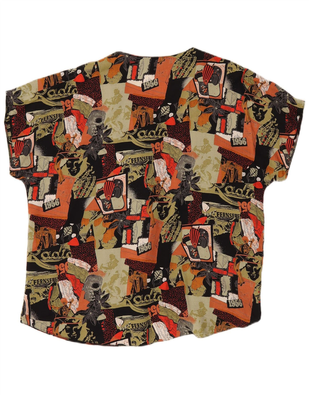 Bluză cămașă cu grafică pentru femei JERSEY JOSEPHINE EU 42 mare multicoloră