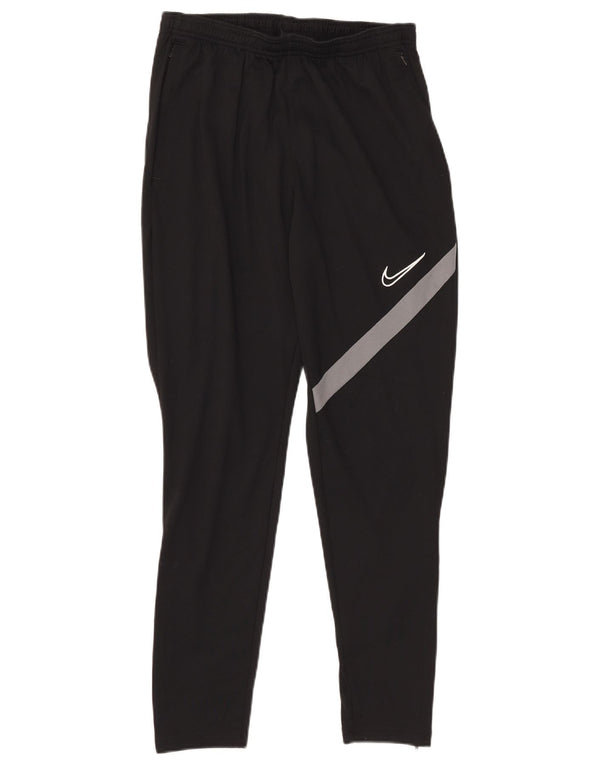 Pantaloni de trening Nike Dri Fit pentru bărbați, negru mediu, poliester bloc de culoare