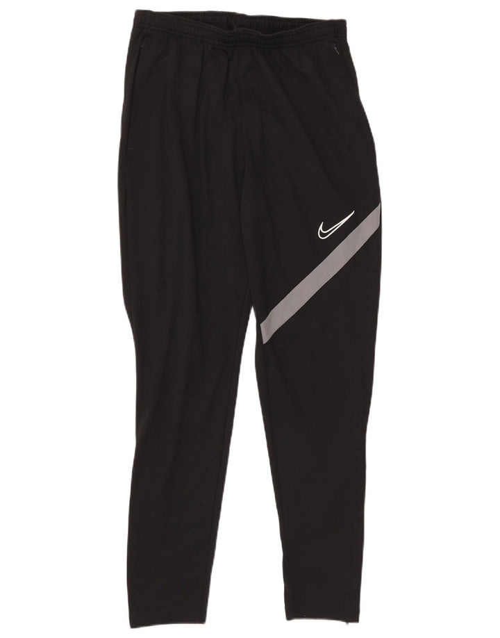 Pantaloni de trening Nike Dri Fit pentru bărbați, negru mediu, poliester bloc de culoare