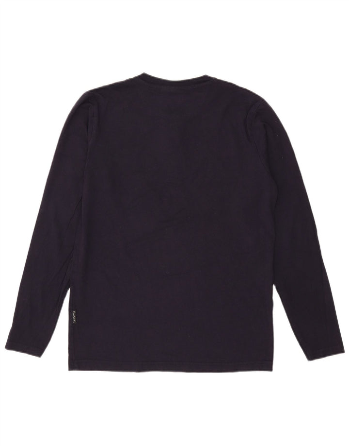 Pierre Cardin Top pentru bărbați cu mânecă lungă, mic, bleumarin, bumbac