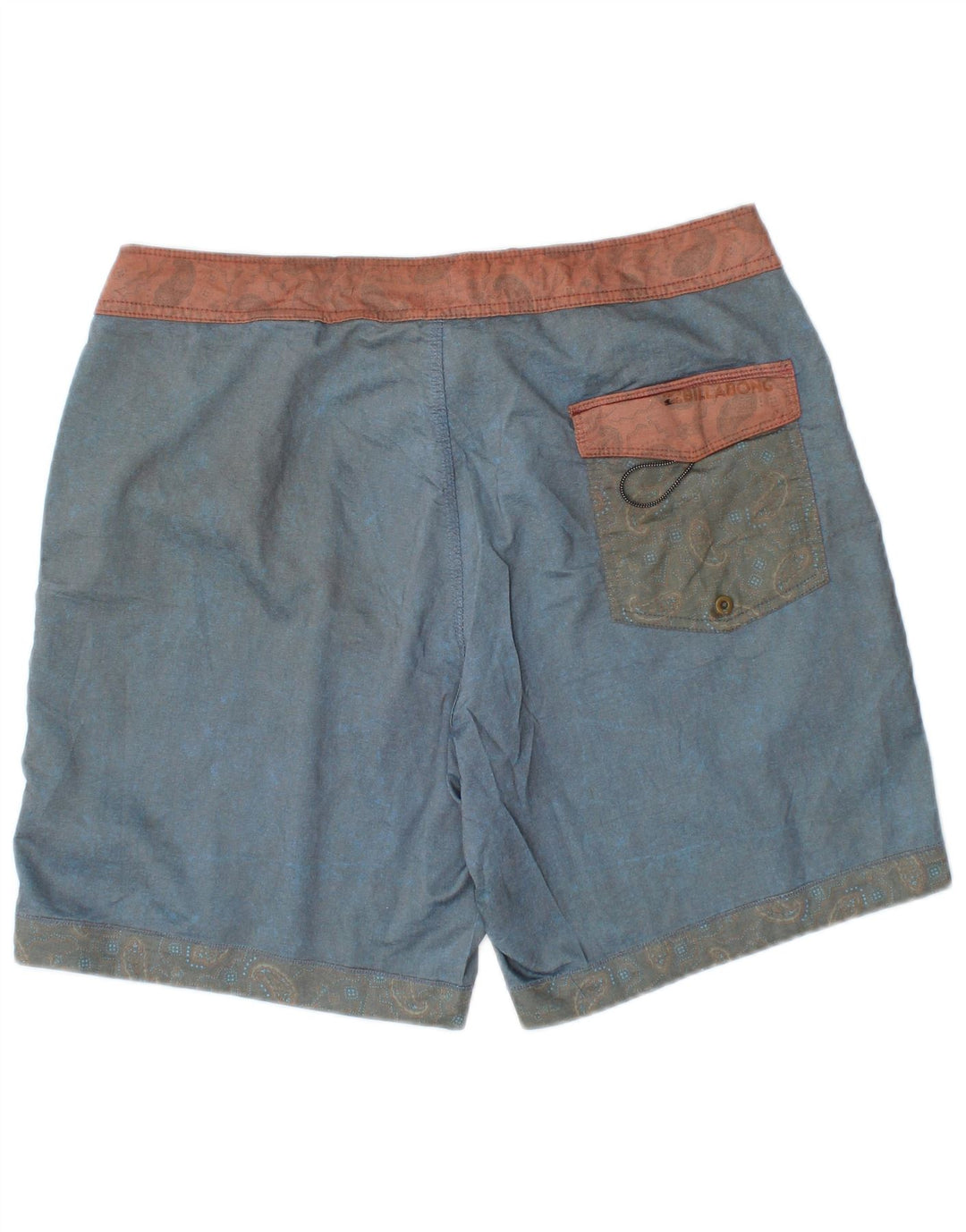 Pantaloni scurți de înot Billabong pentru bărbați, bumbac albastru mediu