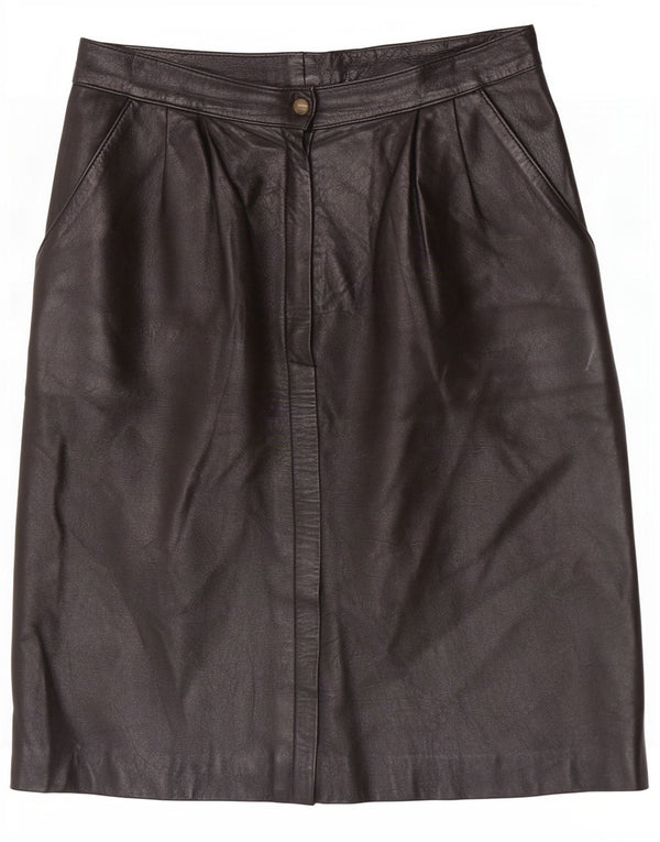 Fusta din piele pentru femei Maxime IT 42 Medium W26 Negru