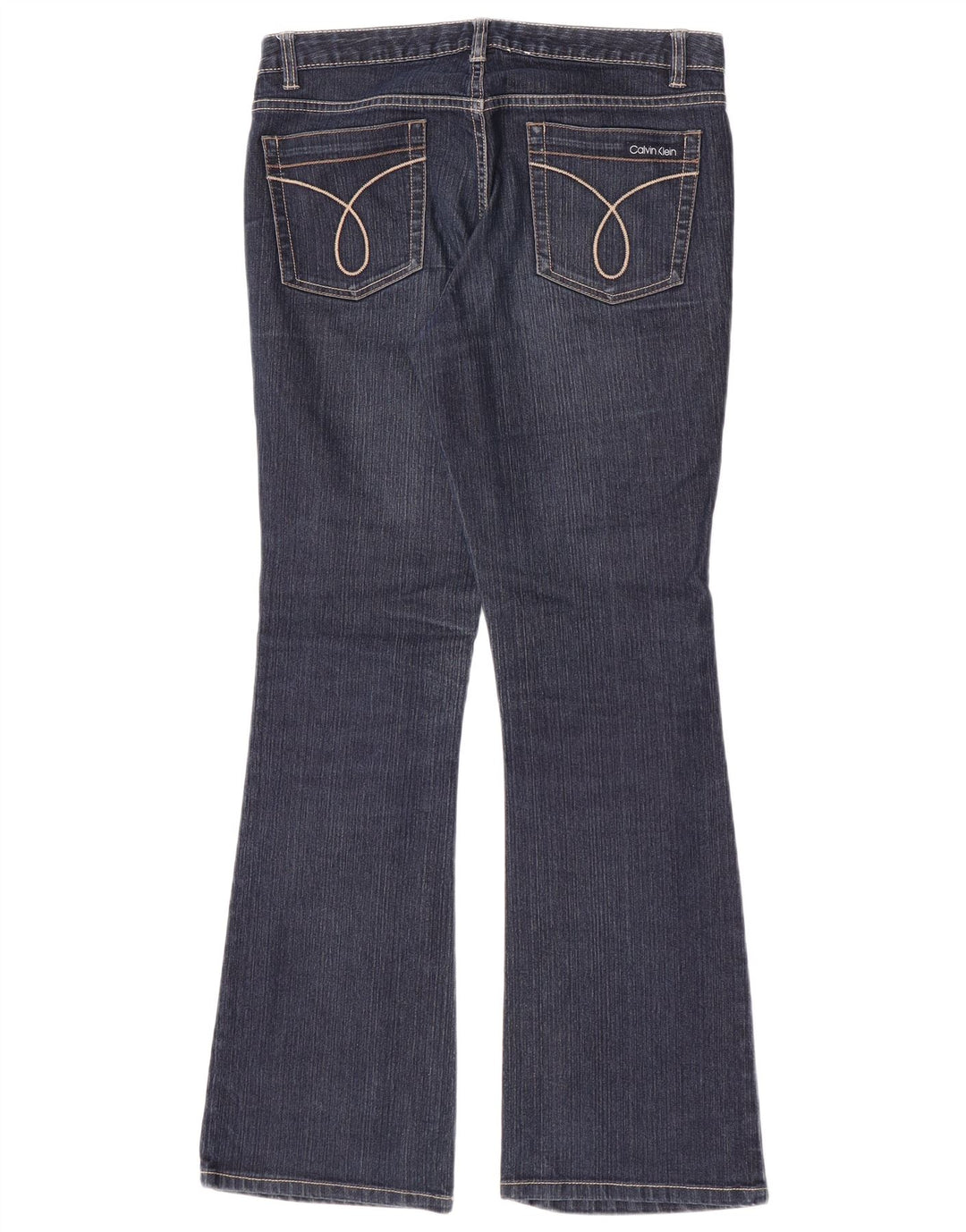 Calvin Klein blugi evazați pentru femei US 8 Medium W30 L31 bleumarin bumbac