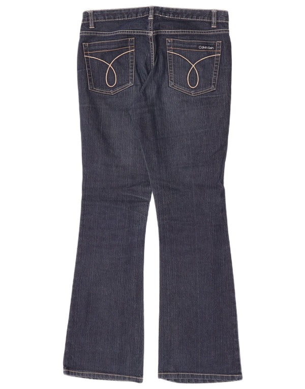 Calvin Klein blugi evazați pentru femei US 8 Medium W30 L31 bleumarin bumbac