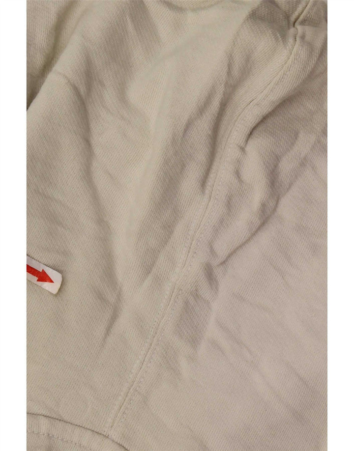 Pulover Levi's pentru bărbați cu capota, alb mediu, bumbac