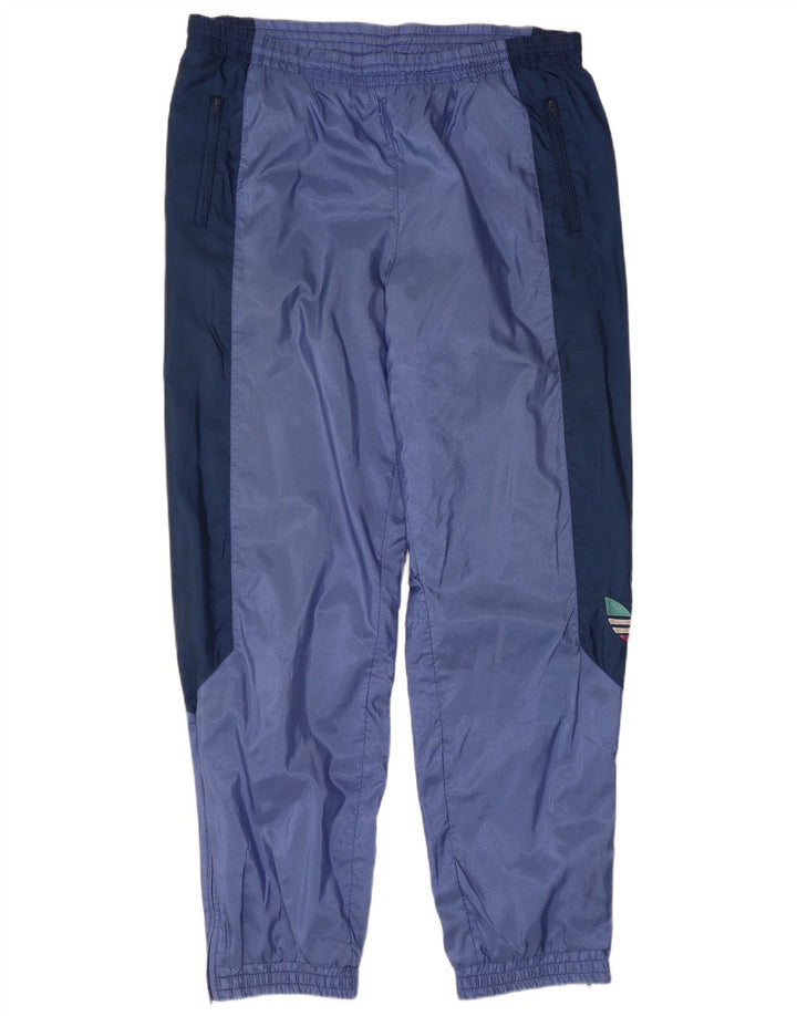 Pantaloni de trening pentru bărbați Adidas Pantaloni de jogging, mari, albastru, color block