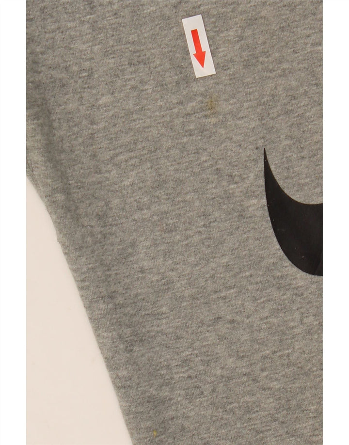 Leggings grafic Nike pentru femei UK 14, bumbac gri mediu