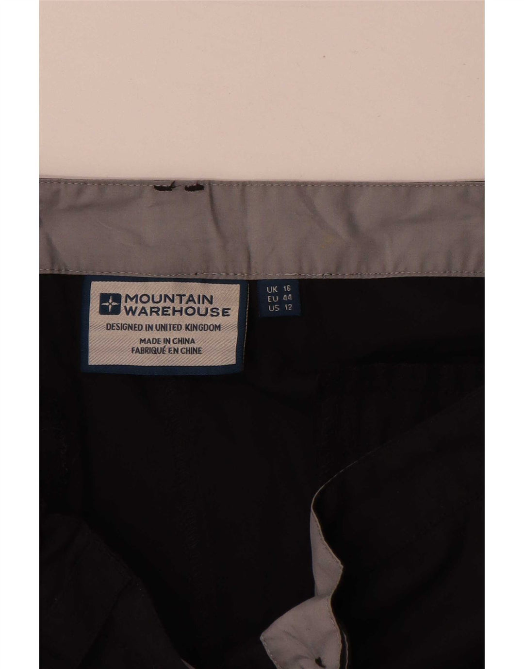 Mountain Warehouse Pantaloni scurti cargo pentru femei UK 16 Large W34 Poliester negru