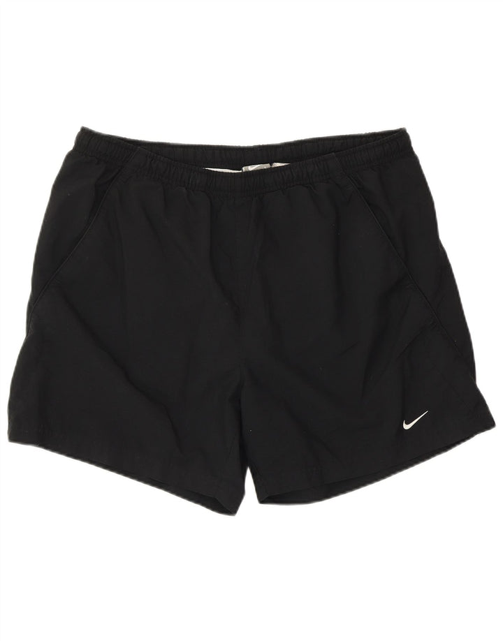 Pantaloni scurți sport NIKE pentru bărbați, mari, negru, poliester