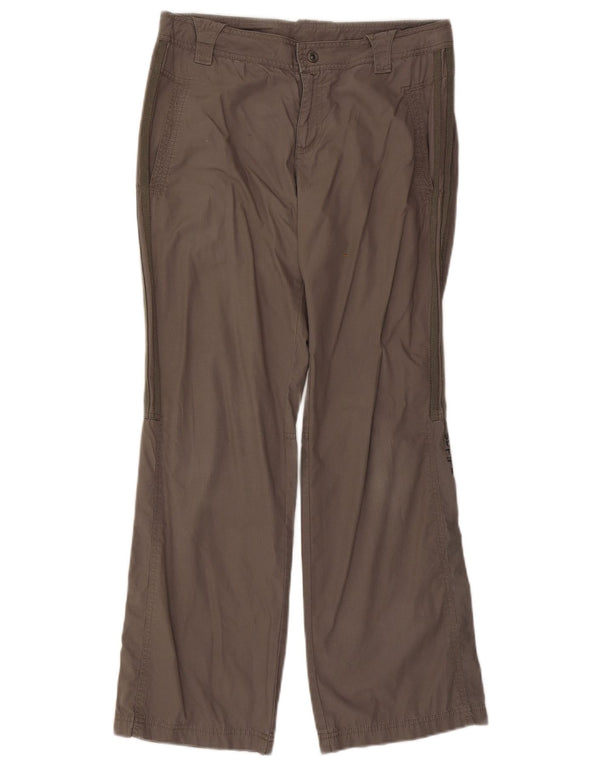 Pantaloni chino drepți Adidas pentru femei UK 12 Medium W30 L30 Bumbac gri