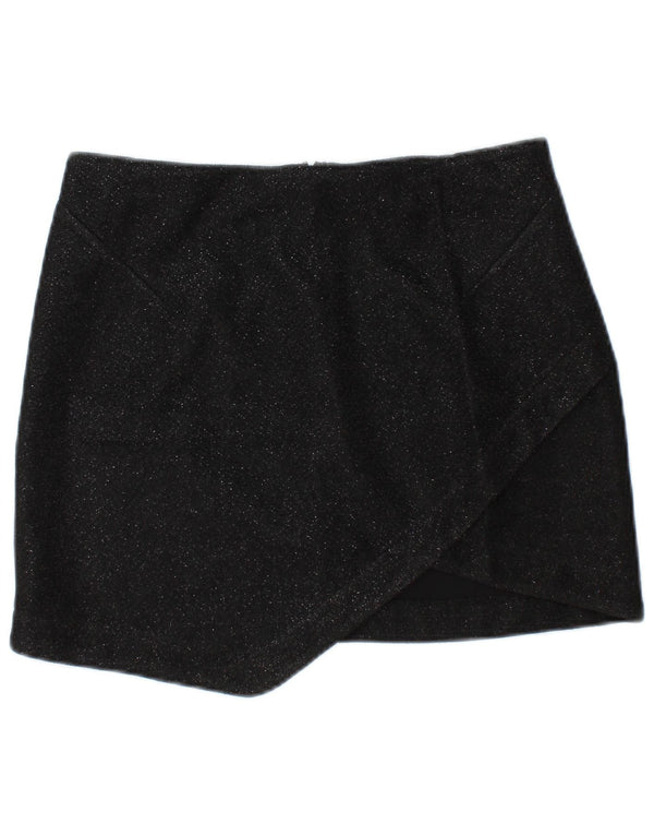 TOPSHOP Fusta mini pentru femei UK 10 Small W28 Poliester negru